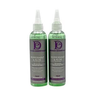 Design Essentials Peppermint & Aloe Therpeutics Soothing Scalp Tonic 4 oz-2 Pack